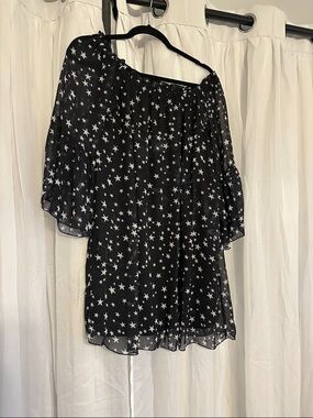 Zanzea Collection Midnight Starry Mini Dress size large